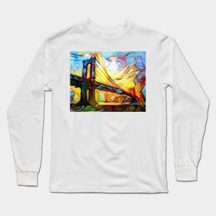 Manhattan bridge Long Sleeve T-Shirt